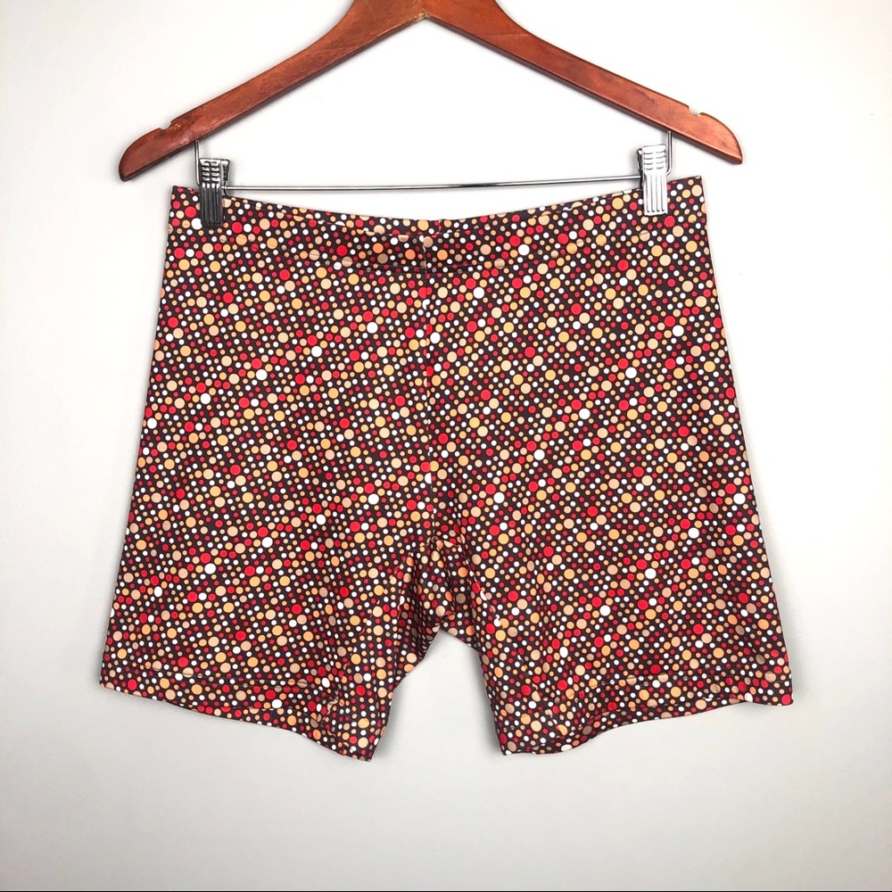 ADIDAS clima cool polka dot athletics shorts sz 8